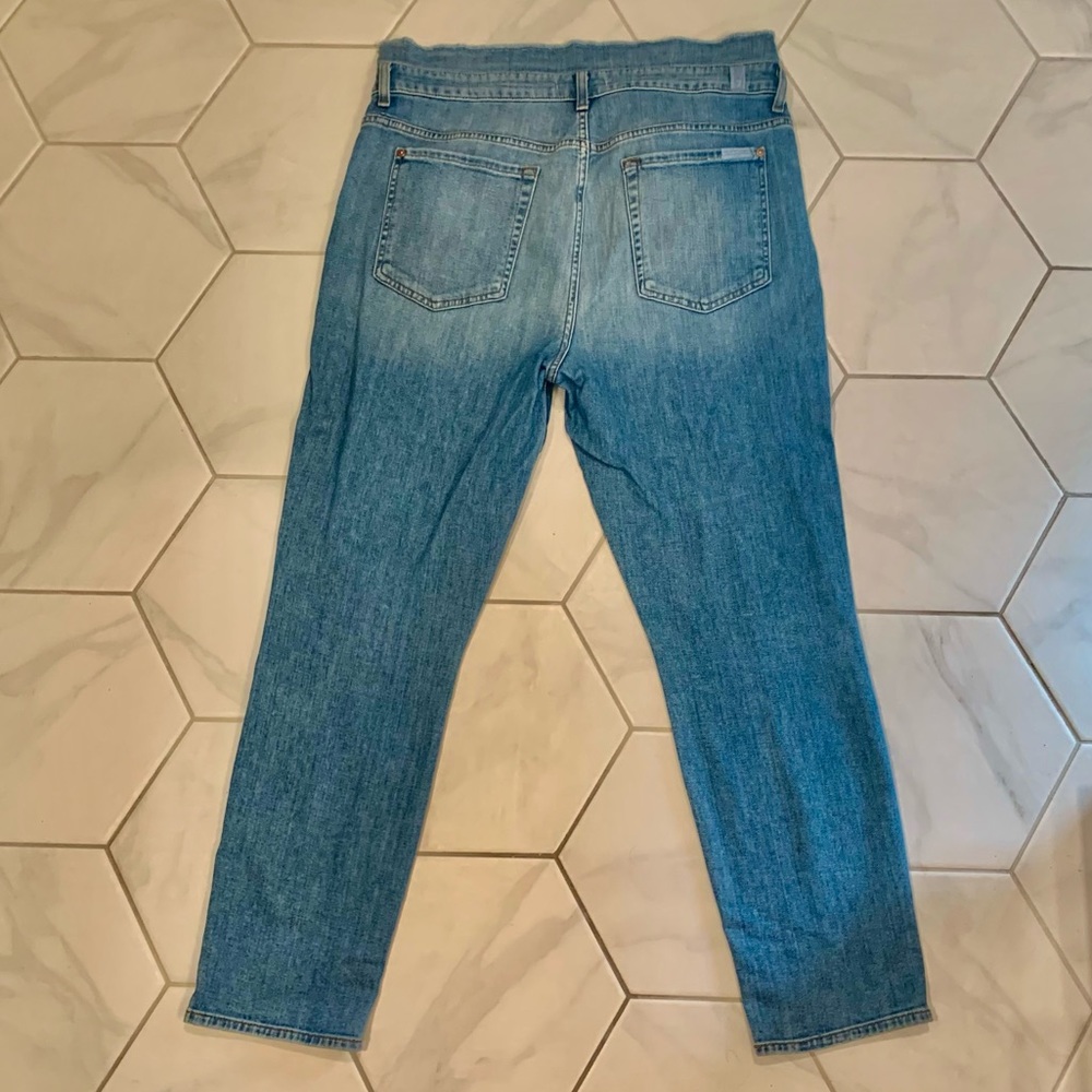 NWOT 7forAllMankind paper bag skinny jeans - Picture 3 of 7
